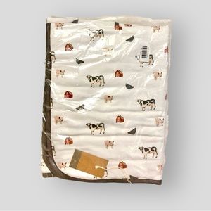 🐷🐮NIB Kyte Farm Baby Blanket🐮🐷